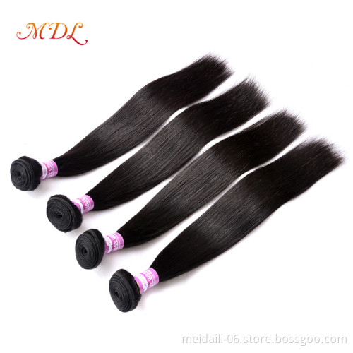 7A grade 30 inch brazilian hair styles straight hair 100% unprocessed remy human hair weave